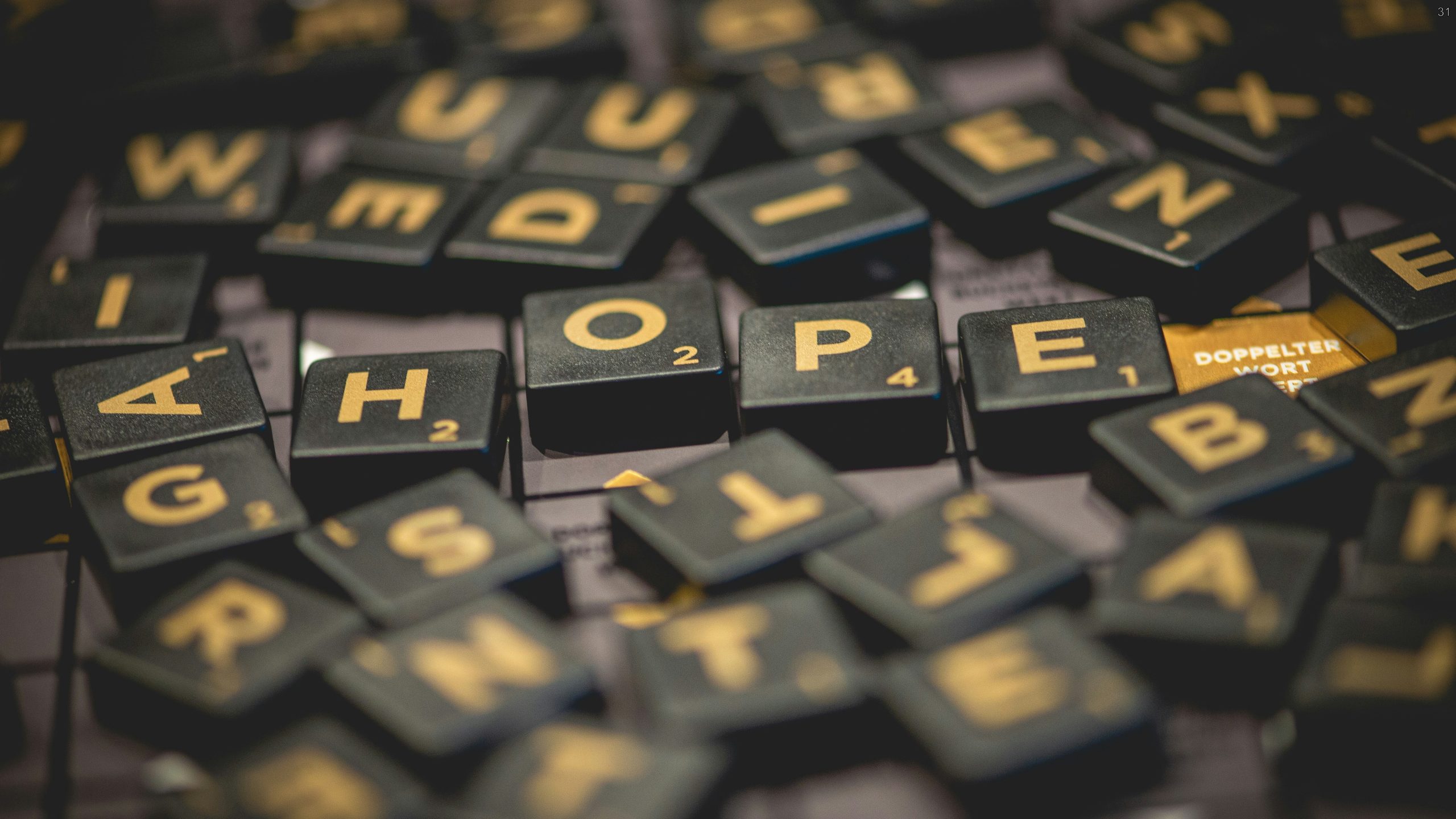 Scrabble Letters ALT